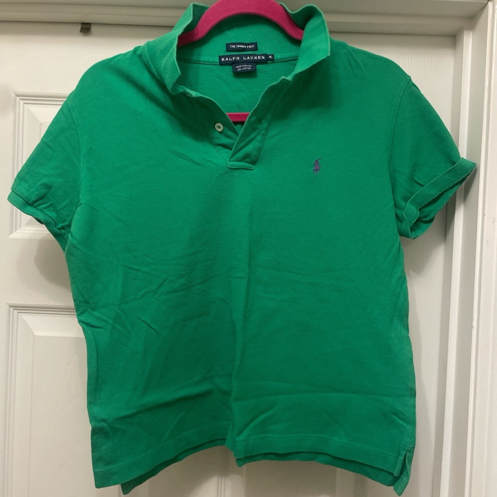 Ralph Lauren Green Short Sleeve Polo Tee